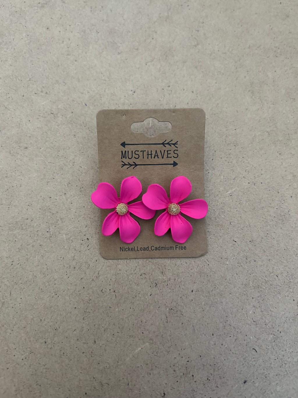 Flower Earrings (Green)