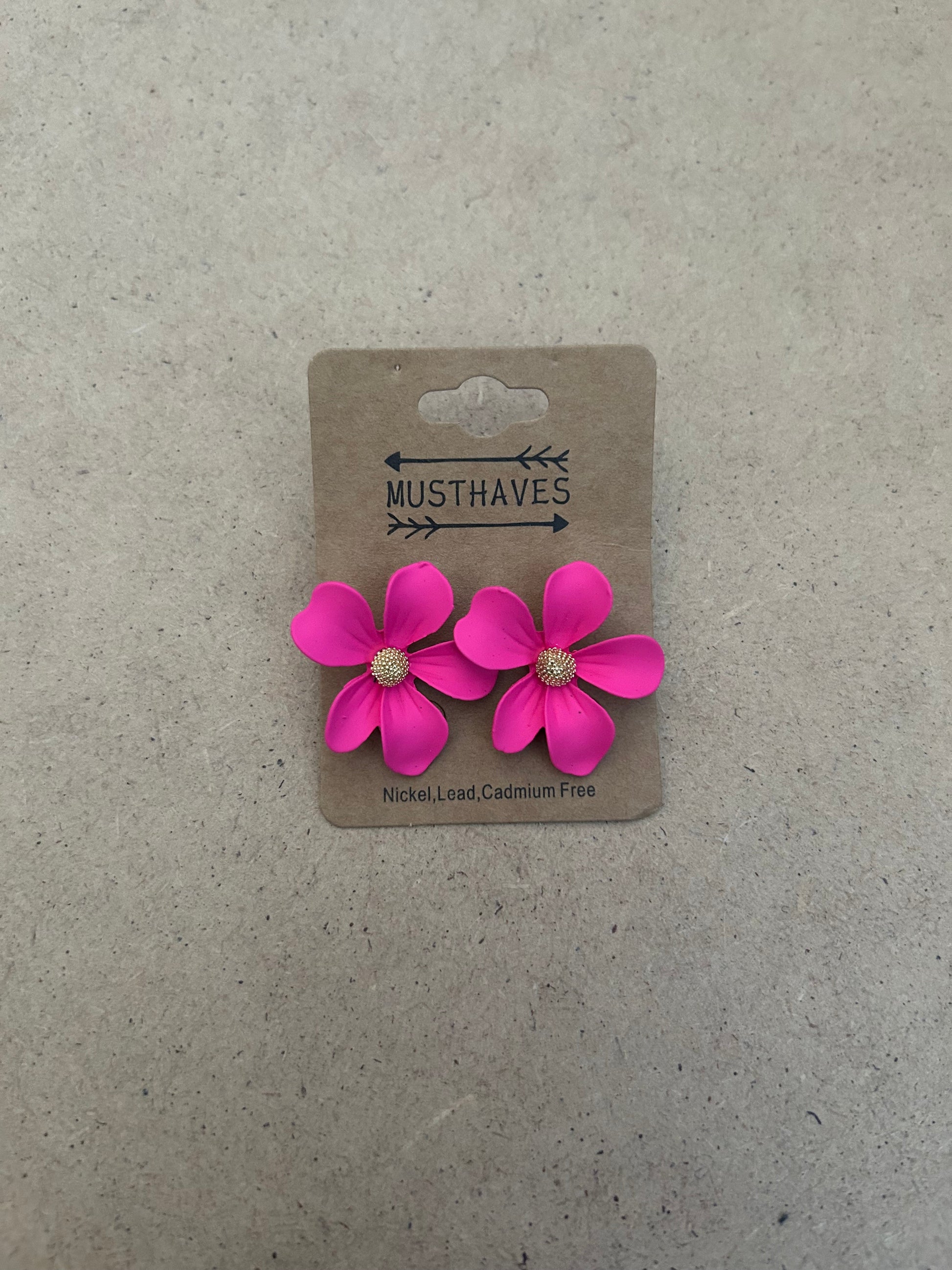 Flower Earrings (Green)